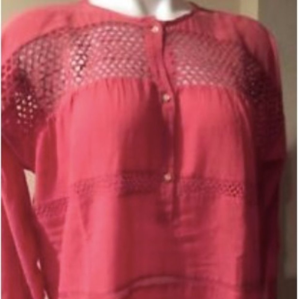 Etoile Isabel Marant Isabel Marant Etoile Chay Cotton Blend Voile Vintage Blouse